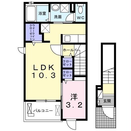 ライフステージ手柄の物件間取画像